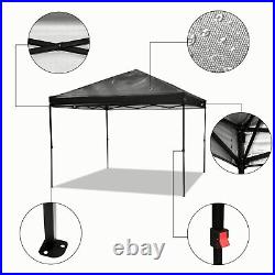 10'x10' Pop up Canopy Tent Easy up Instant Gazebo Sun Shade Water Resistance
