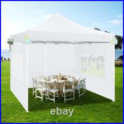 10'x10' Pop up Canopy Tent Heavy Duty Outdoor Instant Gazebo with 4 Sidewalls 10'x10' Pop up Canopy Tent Heavy Duty Outdoor Instant Gazebo with 4 Sidewalls