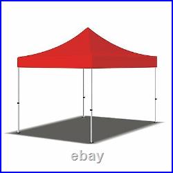 10'x10' Portable Gazebo Outdoor Pop Up Canopy Tent Display Shelter Red