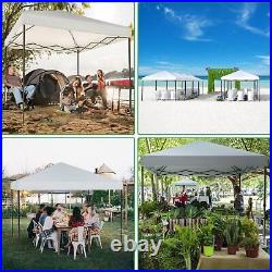 10'x10' White Ez Pop Up Canopy Tent Outdoor Portable Gazebo Party Camping Tent