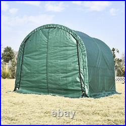 10'x10'x8' Canopy Carport Tent Steel Frame Storage Shed Car Shelter Outdoor