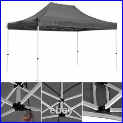 10' x15' Commercial Outdoor EZ Pop Up Canopy Wedding Party Tent Folding Gazebo