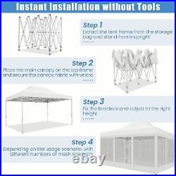 10'x15' Outdoor Canopy Heavy Duty Patio Camping Gazebo Shelter Party Events Tent