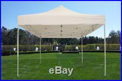 10'x15' Pop Up Canopy Party Tent EZ White F Model Upgraded Frame