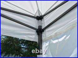 10'x15' Pop Up Canopy Tent EZ Instant Shelter w Wheel Bag DS Model White