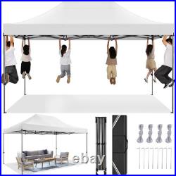 10'x15' Pop-Up Canopy Tent Heavy Duty Outdoor Gazebo with Removable Sidewalls