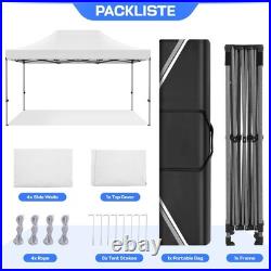 10'x15' Pop-Up Canopy Tent Heavy Duty Outdoor Gazebo with Removable Sidewalls