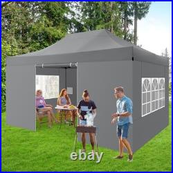 10'x15' Pop-Up Canopy Tent Heavy Duty Outdoor Gazebo with Removable Sidewalls 10'x15' Pop-Up Canopy Tent Heavy Duty Outdoor Gazebo with Removable Sidewalls