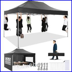 10'x15' Pop-Up Canopy Tent Heavy Duty Outdoor Gazebo with Removable Sidewalls US