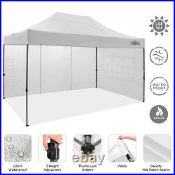 10'x15' Pop up Canopy Party Tent Heavy Duty Waterproof UPF 50+ Commercial Gazebo