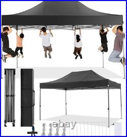 10'x15' Pop up Canopy Tent Heavy Duty Commercial Outdoor Gazebo Frame Thickened