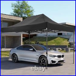 10'x15' Pop up Canopy Tent Heavy Duty Commercial Outdoor Gazebo Frame Thickened