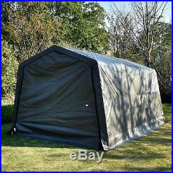 10'x15'x8' FT Storage Shed Logic Shelter Car Garage Tent Steel Carport Canopy