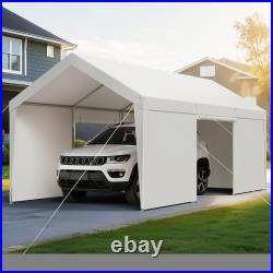 10'x20' 12'x20' Carport Heavy Duty Car Port Canopy Outdoor Portable Garage Tent