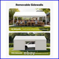 10'x20' 12'x20' Carport Heavy Duty Car Port Canopy Outdoor Portable Garage Tent