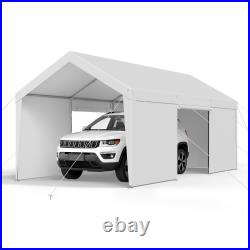 10'x20' 12'x20' Carport Heavy Duty Car Port Canopy Outdoor Portable Garage Tent