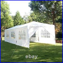 10'x20'/30' Party Canopy Tent Outdoor Gazebo Heavy Duty Pavilion Event White