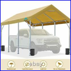 10'x20' Adjustable Carport Heavy Duty Car Shelter Storage Canopy Boat Cover Shed