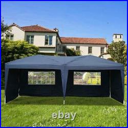 10'x20' Canopy Party Tent Outdoor Gazebo Heavy Duty Wedding PE + Bag 4 Walls US