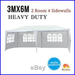 10'x20' Canopy Party Wedding Tent 4 Sidewalls Outdoor Gazebo Pavilion Cater