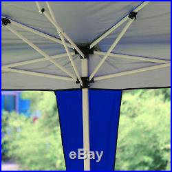 10'x20' Canopy Wedding Party Tent Heavy Duty Outdoor Garden Gazebo, White/Blue