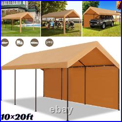 10'x20' Carport Canopy Heavy Duty Outdoor Car Shelter Garage Storage Shed Tent