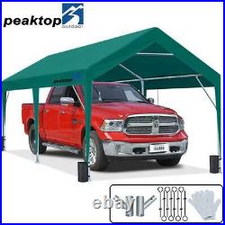 10'x20' Carport Outdoor Canopy Storage Green Heavy Duty Garage Car Tent Shelter