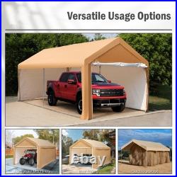 10'x20' Carport Outdoor Carport Heavy Duty Car Shelter Garage Car Tent Canopy