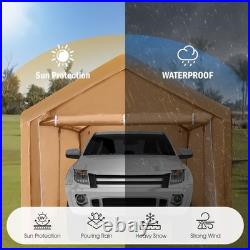 10'x20' Carport Outdoor Carport Heavy Duty Car Shelter Garage Car Tent Canopy