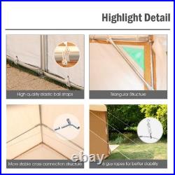 10'x20' Carport Outdoor Carport Heavy Duty Car Shelter Garage Car Tent Canopy