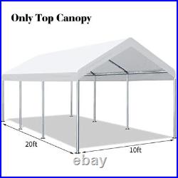 10'x20' Carport Replacement Top Canopy Cover for Car Garage Shelter Tent Party