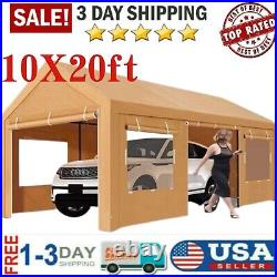 10''x20'' Carport Waterproof Canopy Heavy Duty Outdoor Garage Party Tent Shelter