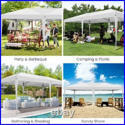 10'x20' Ez Pop up Canopy Waterproof Party Garden Gazebo Commercial Market Tent