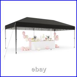 10'x20' Folding Pop Up Canopy Tent Shelter with 3-Height & Roller Bag for Party