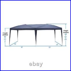 10'x20' Garden Canopy Foldable Pop Up Canopy Gazebo Outdoor Wedding Party Supply