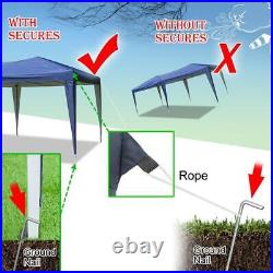 10'x20' Garden Canopy Foldable Pop Up Canopy Gazebo Outdoor Wedding Party Supply