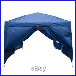 10'x20' Garden EZ Pop Up Gazebo Marquee Party Tent Wedding Canopy Carry Bag Blue
