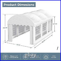 10'x20' Gazebo Party Tent Heavy Duty Canopy Tent Outdoor Wedding Event