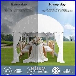 10'x20' Gazebo Party Tent Heavy Duty Canopy Tent Outdoor Wedding Event