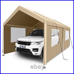 10'x20' Heavy Duty Carport Canopy Carport Shelter Outdoor Portable Garage Tent