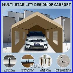 10'x20' Heavy Duty Carport Canopy Carport Shelter Outdoor Portable Garage Tent