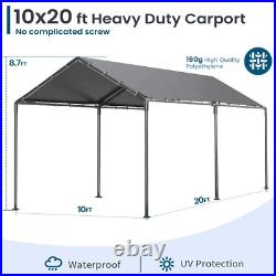10'x20' Heavy Duty Carport Canopy Garage Car Shelter Party Tent Shed Outdoor