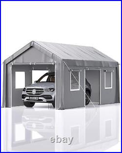 10'x20' Heavy Duty Carport Canopy Portable Garage Storage Shed Party Tent 4 Door