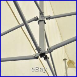 10'x20' Outdoor Foldable Gazebo Pop Up Party Tent Garden Canopy Cream/Blue