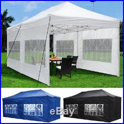 10'x20' Outdoor Patio EZ Pop Up Wedding Party Tent Canopy withSidewall & Carry Bag