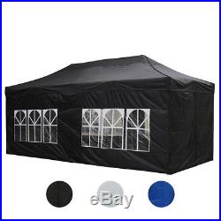 10'x20' Outdoor Patio EZ Pop Up Wedding Party Tent Canopy withSidewall & Carry Bag