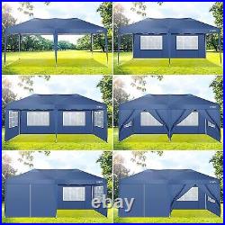 10'x20' Outdoor Pop Up Canopy Commercial Waterproof Gazebo Instant Tent Wedding