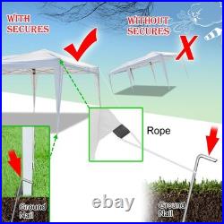 10'x20' POP UP Gazebo Canopy Tent Outdoor Party Sunshade Wedding