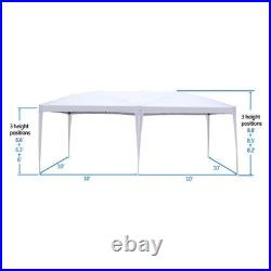10'x20' Party Patio Gazebo Pop Up Tent Canopy Pavilion Event 210D Oxford Cloth
