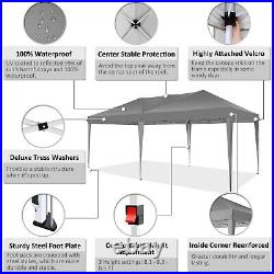 10'x20' Pop UP Wedding Party Canopy Tent Heavy Duty Waterproof Garage Tent NEW